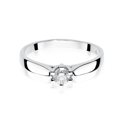 Pierścionek zaręczynowy z brylantem 0.25ct
