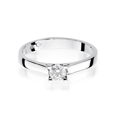 Pierścionek zaręczynowy z brylantem 0.25ct